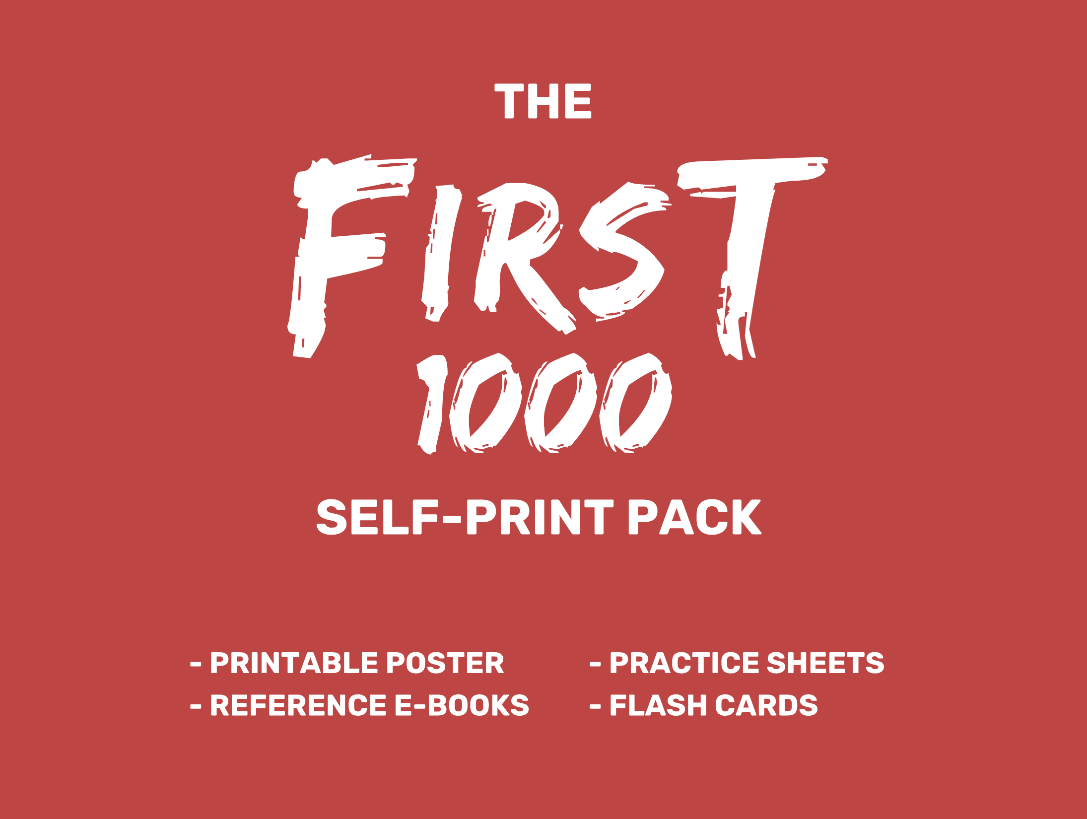 The First 1000 Self-Print Pack, view 1
