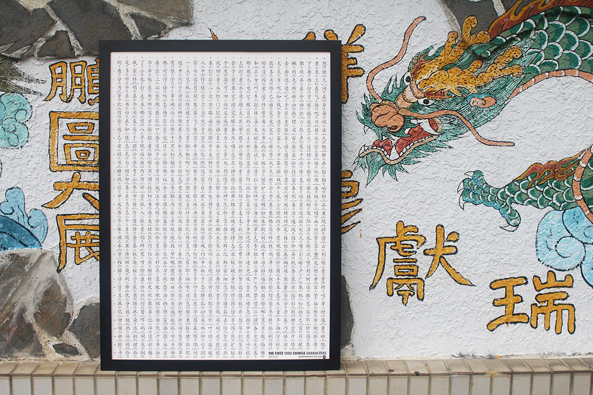 The First 1000 Chinese Characters Poster, view 1